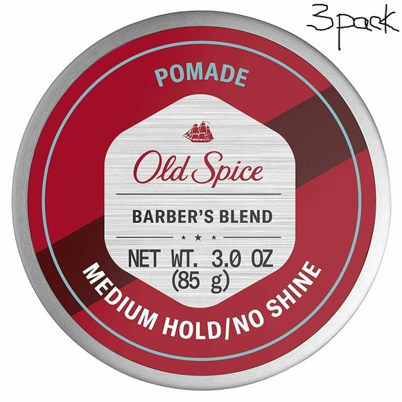 3-pack 3oz Old Spice Barber's Blend Pomade w/ Aloe - Picture 1 of 4